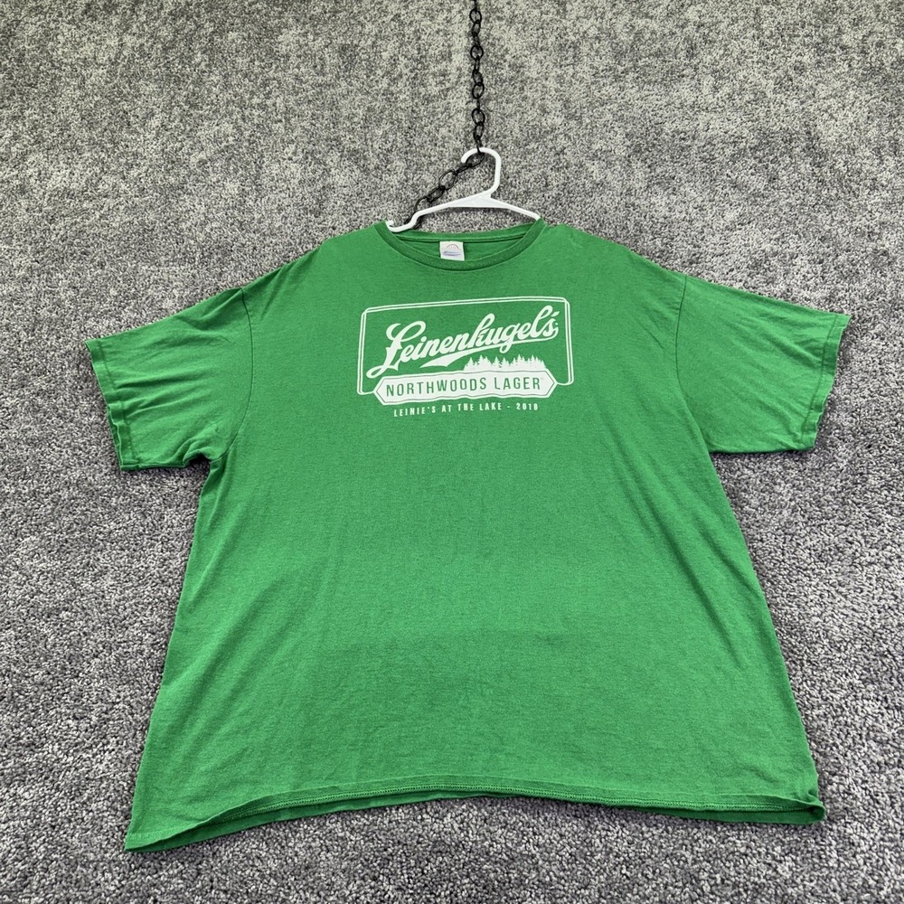 Delta Shirt Mens 2XL Green Leinenkugel's Northwoods Lager Graphic Tee 2018